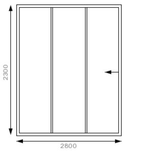 Excellent Glazen schuifwanden | Hoogte tot 230cm