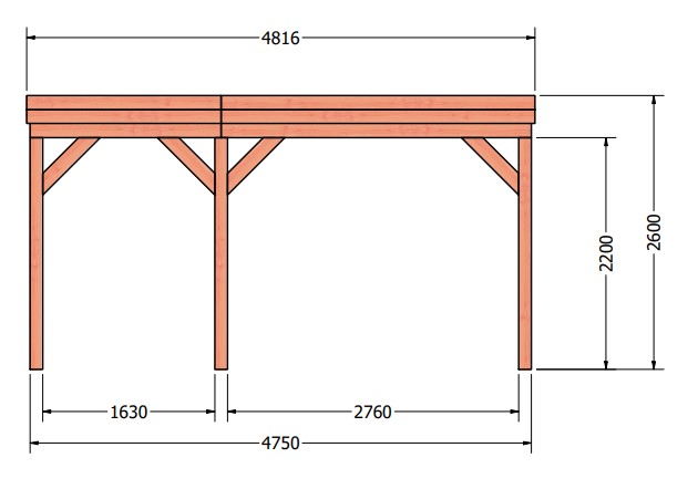 Casa veranda | 485 x 330 cm