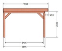 Mensa veranda | 980 x 400 cm