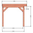 Refter veranda | 375 x 285 cm