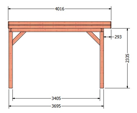 Refter veranda | 600 x 400 cm