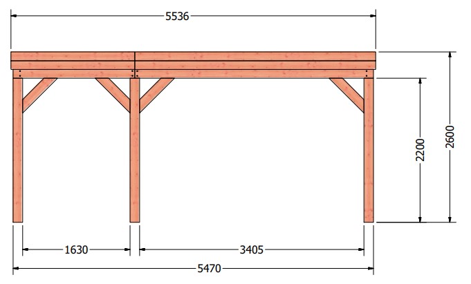 Refter veranda | 550 x 400 cm