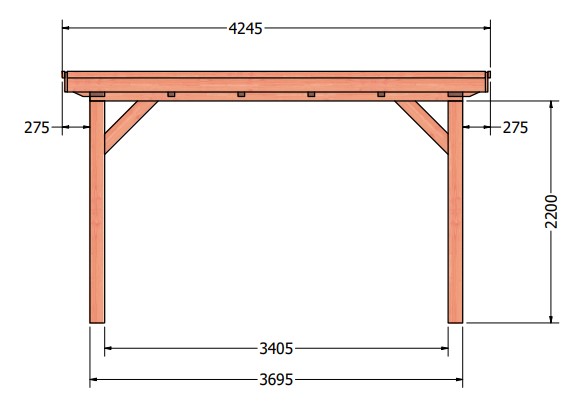 Florance veranda 545 x 425cm