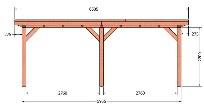 Florance veranda 650 x 425cm