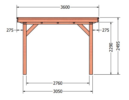 Florance veranda 780 x 360cm