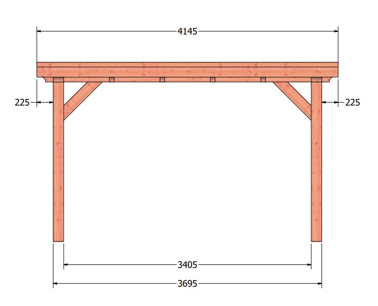 Siena veranda | 415 x 300 cm