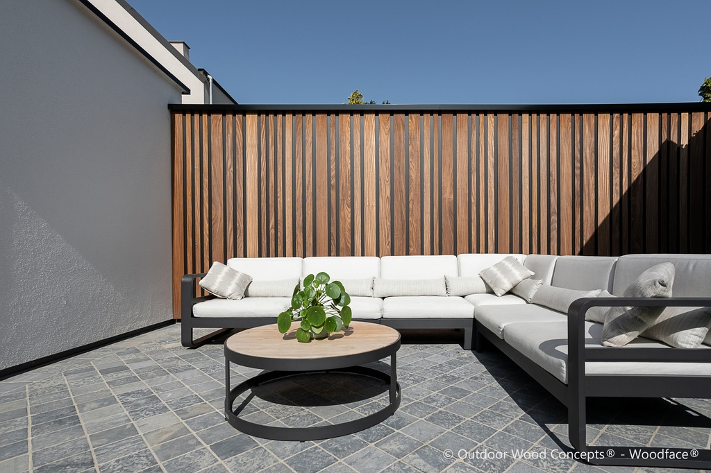 Woodface Padoek gevelbekleding