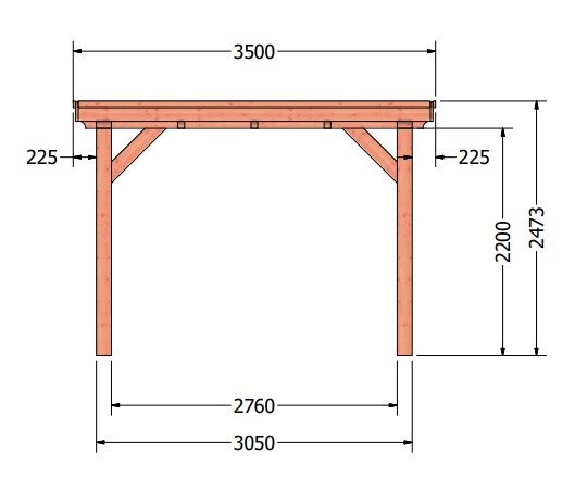 Siena veranda | 775 x 350 cm