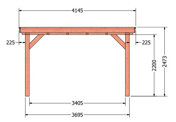 Siena veranda | 715 x 415 cm