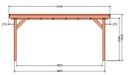 Toscane XL veranda | 545 x 545 cm