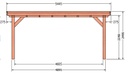 Toscane XL veranda | 650 x 545 cm