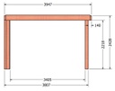 Verona buitenverblijf | 400 x 335 cm