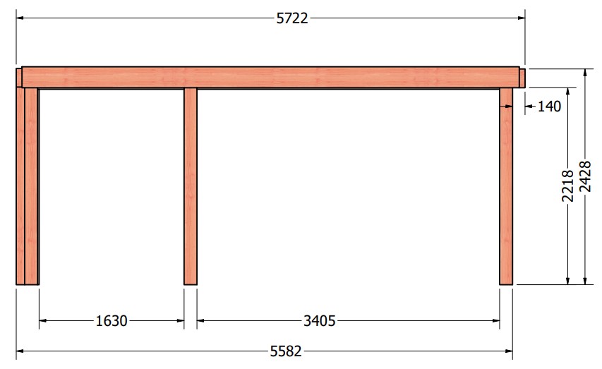 Verona buitenverblijf | 575 x 335 cm