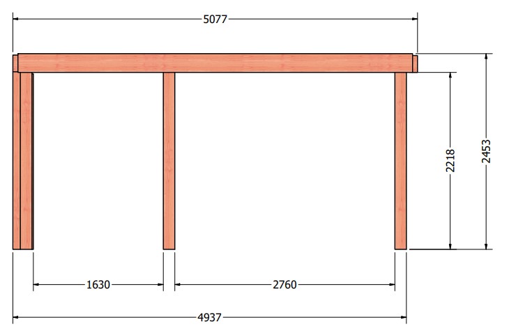 Verona buitenverblijf | 510 x 400 cm