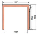 Palermo veranda | 545 x 255 cm