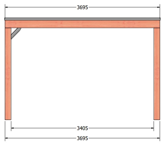 Palermo veranda | 370 x 310 cm