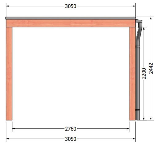 Palermo veranda | 370 x 310 cm