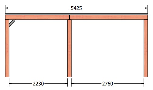 Palermo veranda | 545 x 310 cm