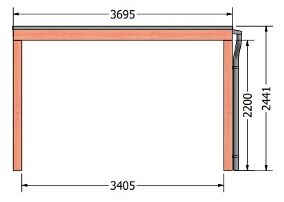 Palermo veranda | 430 x 370 cm