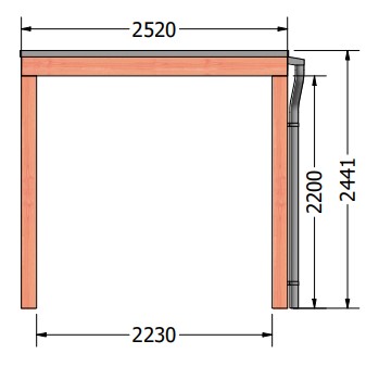 Palermo veranda | 610 x 370 cm