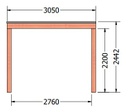 Palermo veranda | 890 x 310 cm