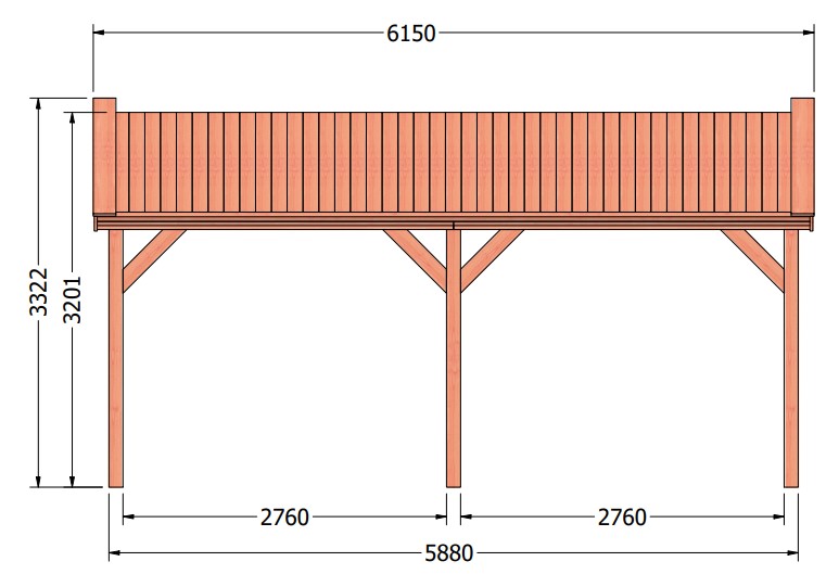 Zadeldak Betula | 615 x 415 cm