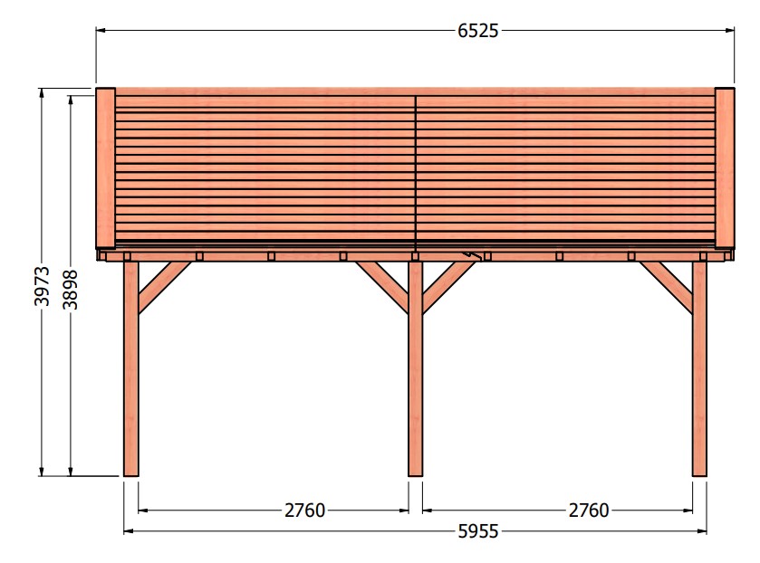 Zadeldak XL | 635 x 380 cm