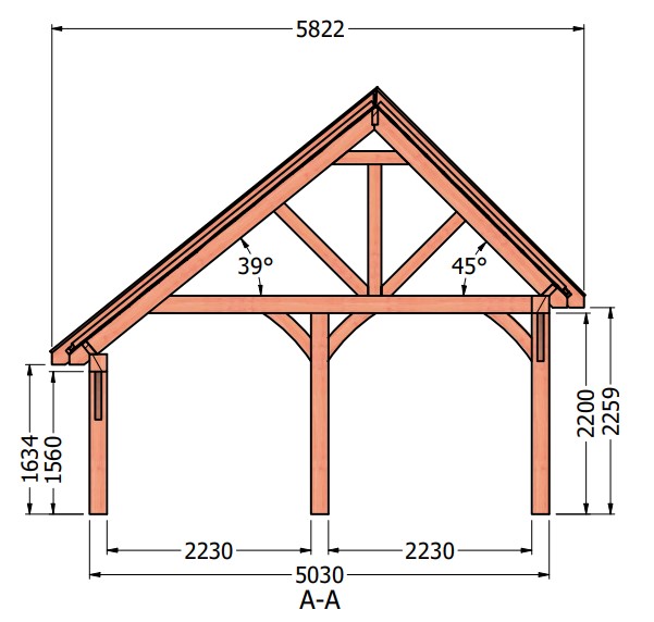 Kapschuur de Hofstee XXL | 1145 x 595