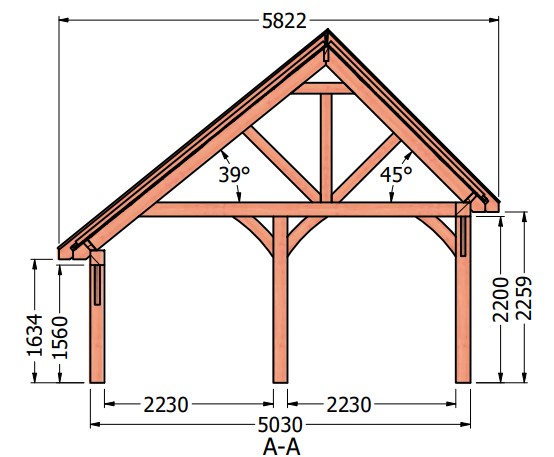 Kapschuur de Hofstee XXL | 1250 x 595