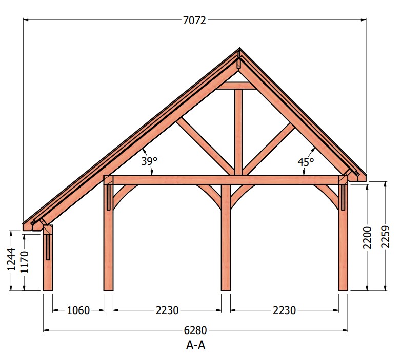 Kapschuur de Hofstee XXL | 655 x 720