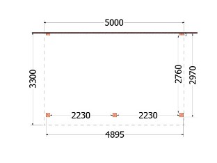 Aanbouwveranda Ancona | 500 x 330 cm