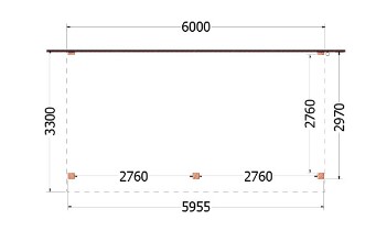 Aanbouwveranda Ancona | 600 x 330 cm