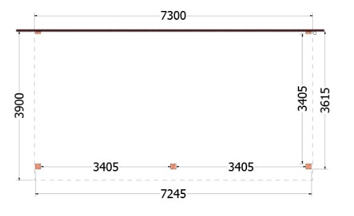 Aanbouwveranda Ancona | 730 x 390 cm