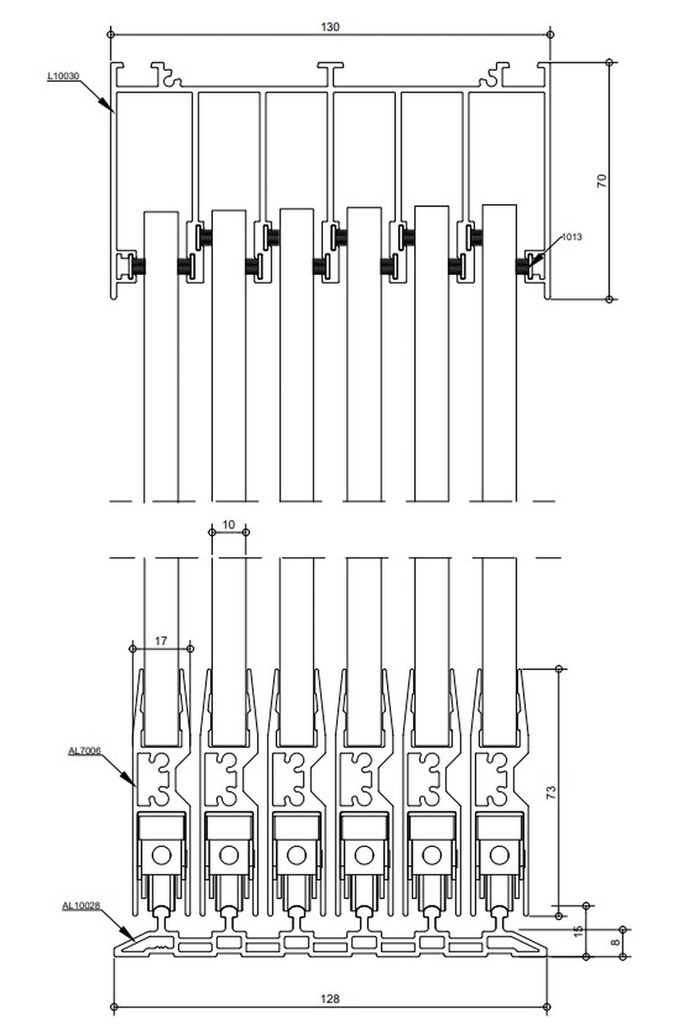 Luxe glazen schuifwanden | Breedte tot 600cm x Hoogte tot 265cm