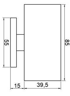 Berlin wandlamp | 12V DC | 2 x 3Watt