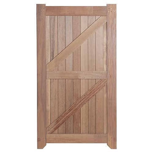 Hardhout poort 180cm hoog | 3 breedte maten