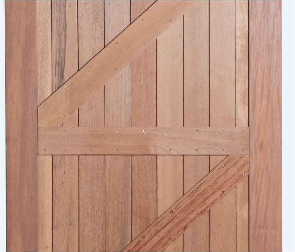 Hardhout poort 180cm hoog | 3 breedte maten