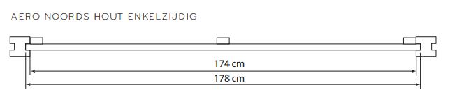 Strada Elan | 178cm breed en 2 hoogtes