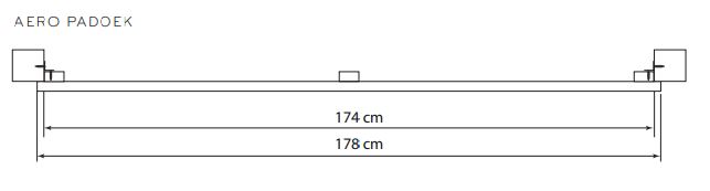 Strada Elan | 178cm breed en 2 hoogtes