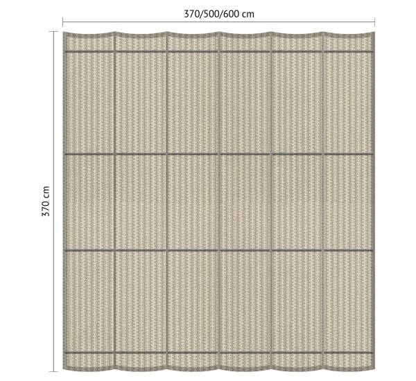 Harmonicadoek 200cm breed | 4 lengtes &amp; 7 kleuren