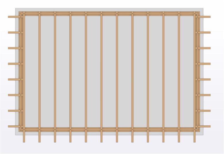 Excellent prefab frame | 400cm diep - 433cm dak