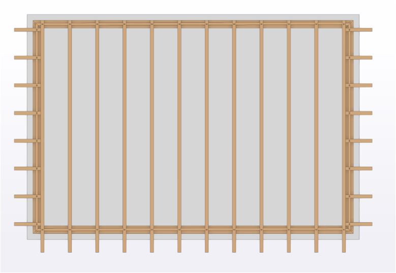 Excellent prefab frame | 400cm diep - 433cm dak
