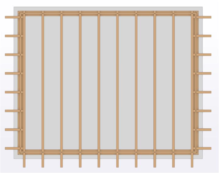 Excellent prefab frame | 400cm diep - 433cm dak