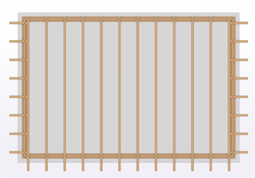 Excellent prefab frame | 400cm diep - 433cm dak