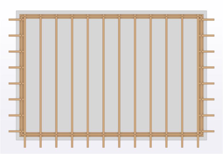 Excellent prefab frame | 400cm diep - 433cm dak