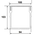 Drain Design XL lijngoot | 100x100x1000mm