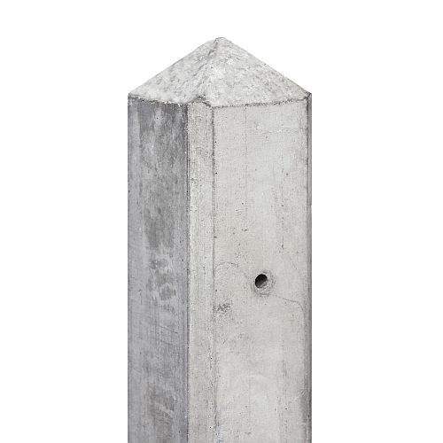 Keruing hardhout | hout en beton | wit/grijs | enkel | rotsmotief | icl. plaatsing