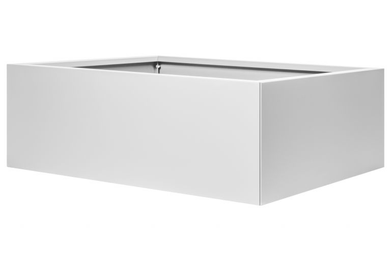 Plantbak Connect Mat Wit | 3 hoogtes, vierkant en rechthoek in diverse afmetingen