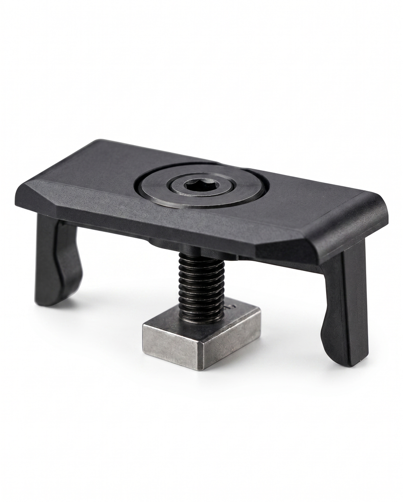 Python rail 25mm hoog incl. clips | lengte 400cm