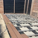 Python rail 25mm hoog inclusief clips | Overspanning max. 40cm &amp; lengte 400cm